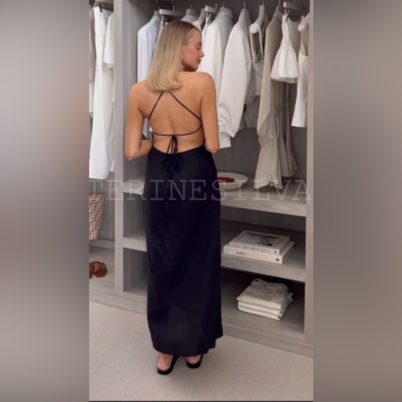 Zara | Dresses | Zara Zw Collection 0 Linen Dress New With